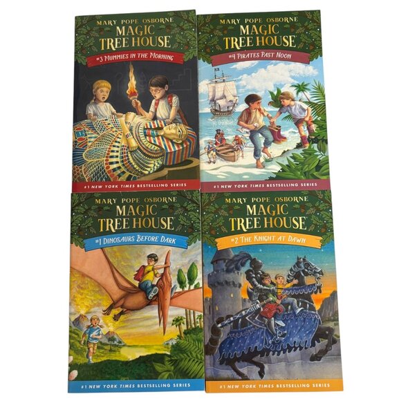 Magic Tree House Books 1-4 Box Set By Mary Pope Osborne - Picture 3 of 4